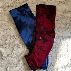 Lululemon In the Flow Crop Il Tie Dye